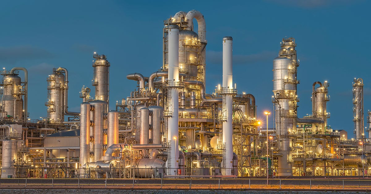 Photo of a chemical plant