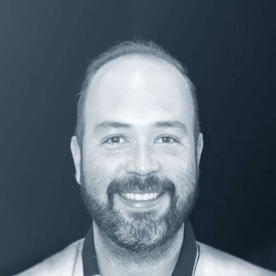 Headshot of Francisco Gimenez in black and white.