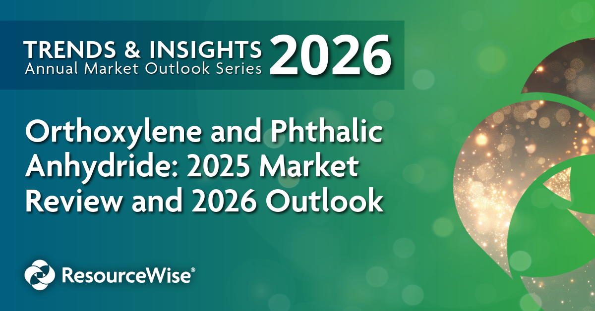 orthoxylene and phthalic anhydride 2025 market review and 2026 outlook