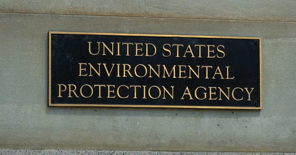 A sign that reads United States Environmental Protection Agency.