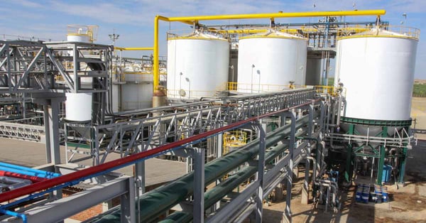 A bio ethanol facility for the production of biodiesel.