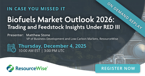 Biofuels Market Outlook 2026: Trading and Feedstock Insights Under RED III On-Demand Replay.