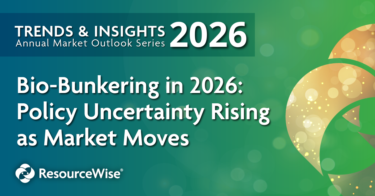 Trends and Insights 2026: Bio-Bunkering in 2026: Policy Uncertainty Rising as Market Moves.