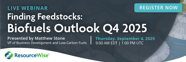 Finding Feedstocks: Biofuels Outlook Q4 2025 Live Webinar.