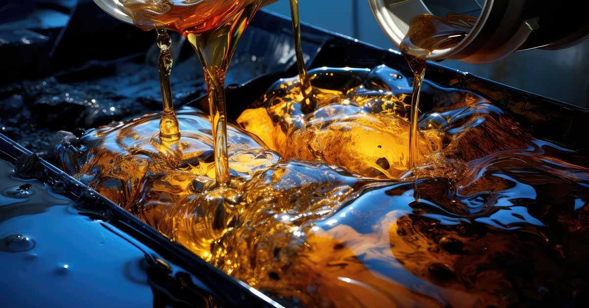 Used cooking oil, or UCO, draining at a processing facility.