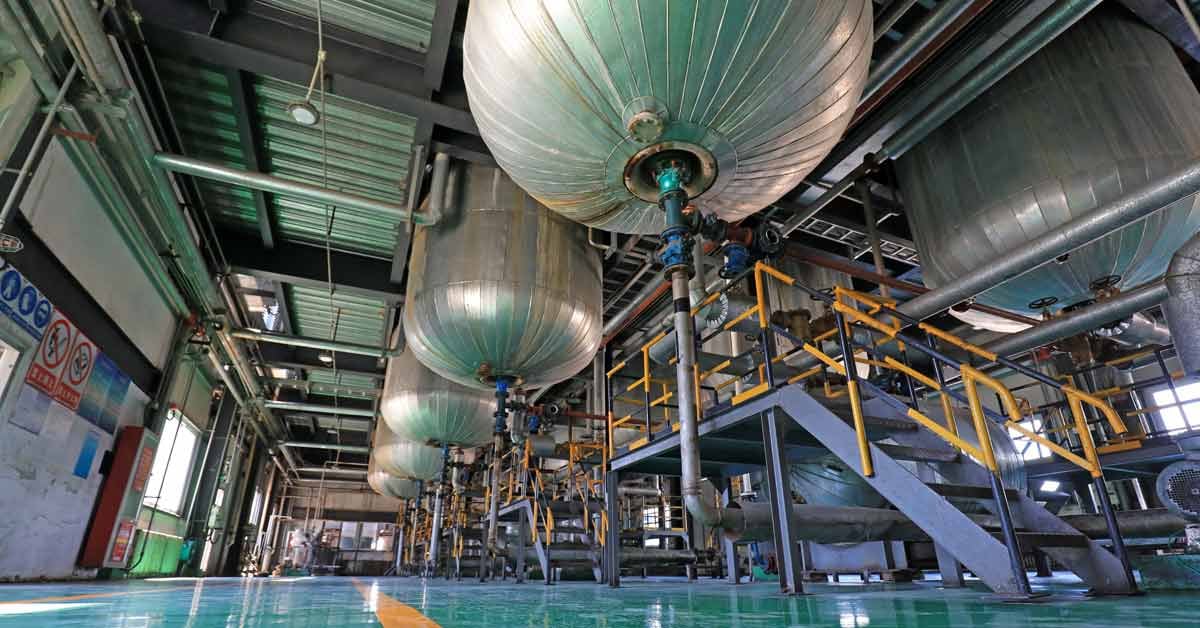 A Chinese biodiesel manufacturing facility.