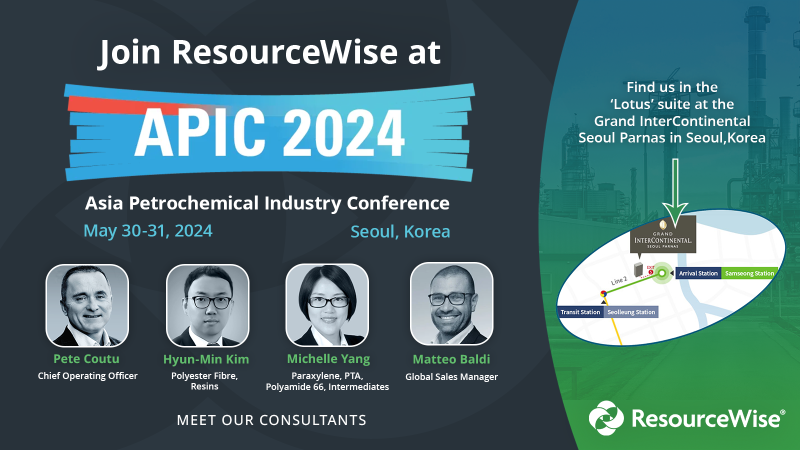 An advertising image for an event which shows the photographs of the team attending from ResourceWise and text about the event as well as a map of the venue's location.