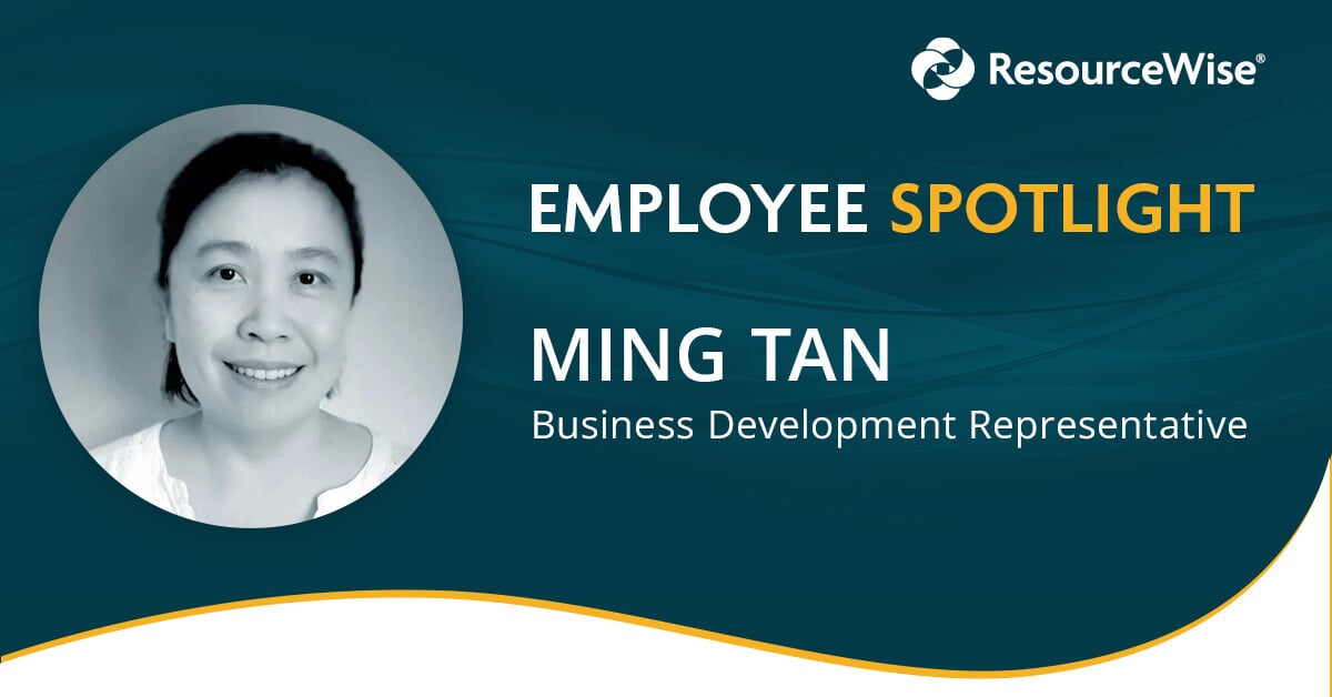 Ming Tan, business development representative, spotlight post. 