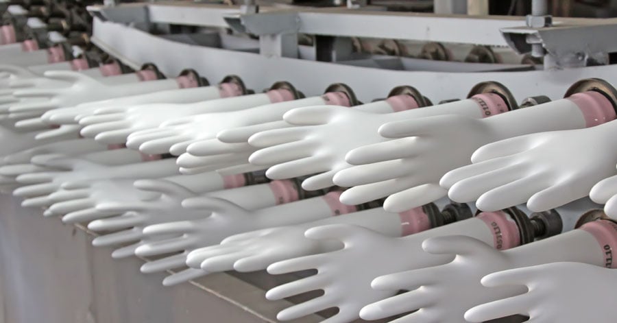 Acrylonitrile butadyene production plant. 