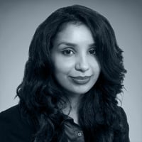 A professional head and shoulders photograph of ResourceWise senior consultant Hira Saeed.