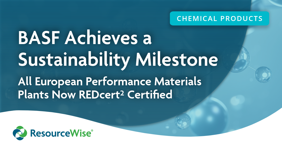 BASF Achieves a Sustainability Milestone