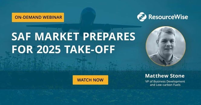 SAF Market Prepares for 2025 Take-Off On-Demand Webinar.