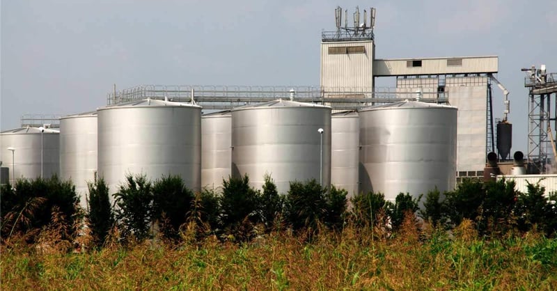 A European biodiesel production facility.
