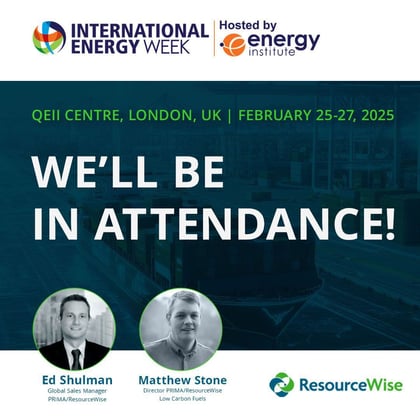 ResourceWise's Ed Shulman and Matthew Stone will be at International Energy Week 2025 in London.