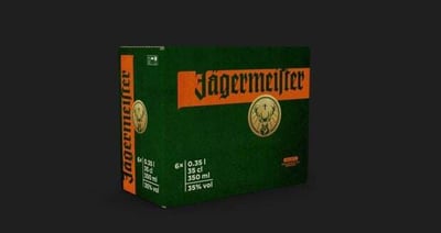 Image of Jagermeister's new corrugated pack.