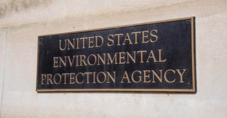 Sign reading "United States Environmental Protection Agency."