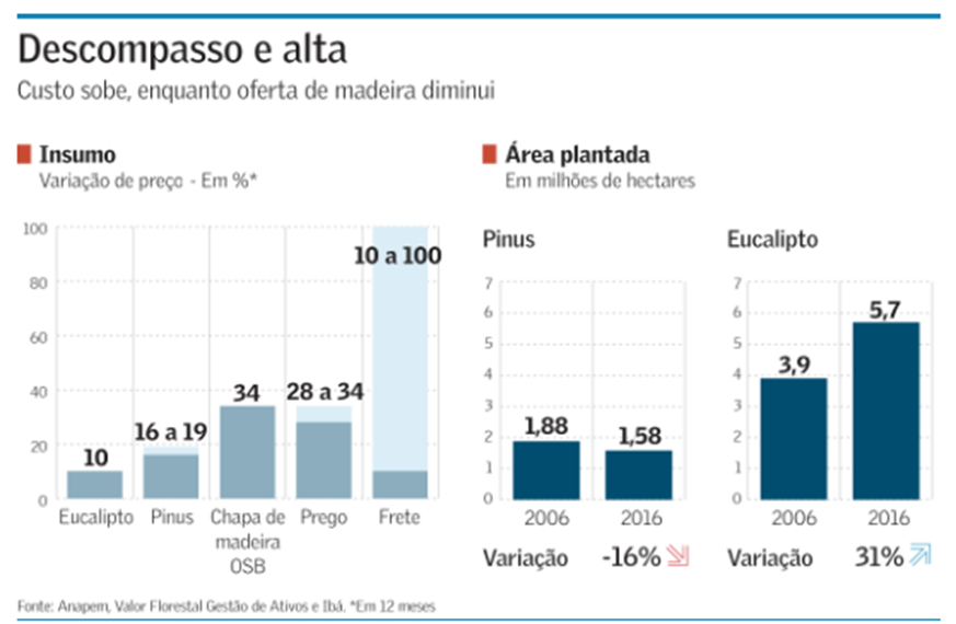 Valor Econômico: Brazilian Packaging Producers Fear Forest Blackout Amid High Wood Prices