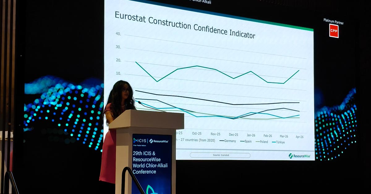 A presentation during the World Chlor-Alkali Conference.