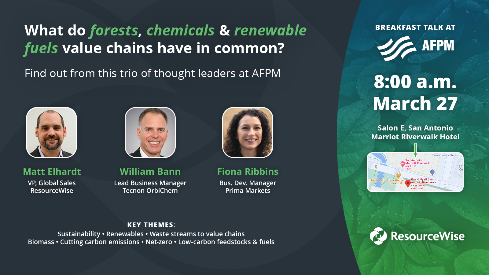 Transforming Fuels & Feedstock: Old Carbon to Low Carbon - AFPM Talk
