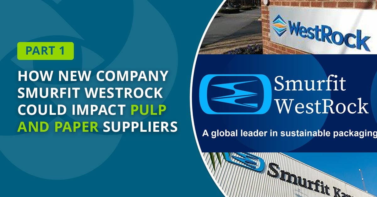 Smurfit Westrock merger with their two logos combined. 